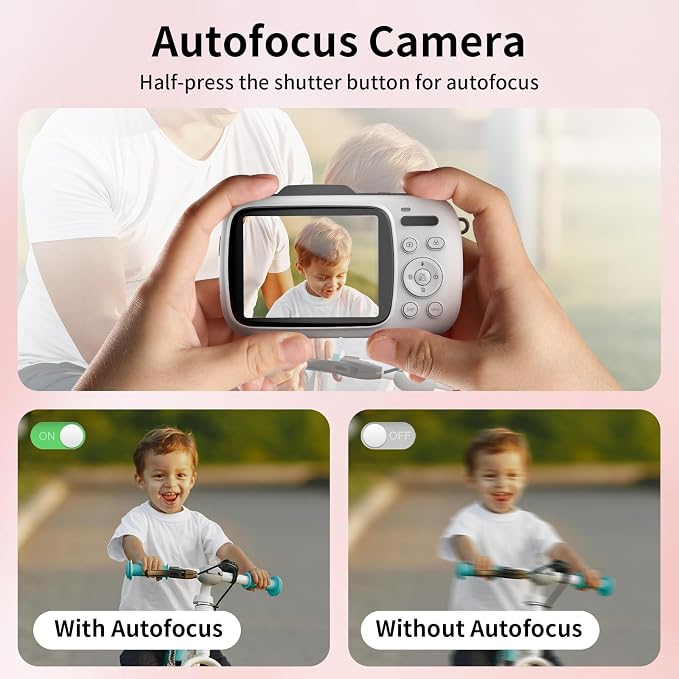 WellTone Digital Camera Kids 4K Video 64MP Photography Cameras, Compact 18X - Image 3