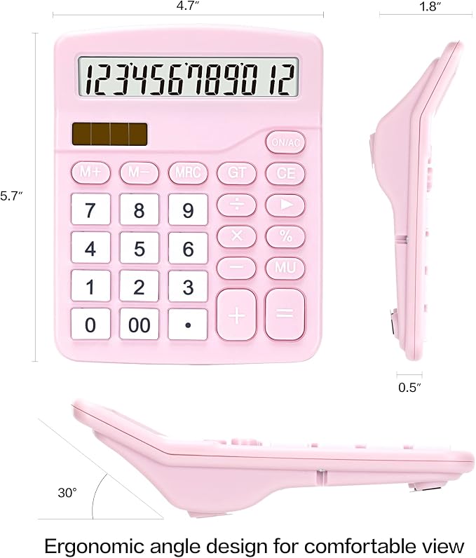 Calculator, Deli Standard Function Desktop Calculators - Image 2