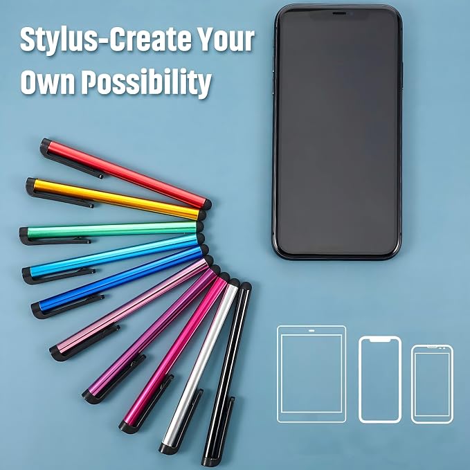 Outus 30 Pieces Stylus Pens for Touchscreen Capacitive Slim Stylus Pens for - Image 3