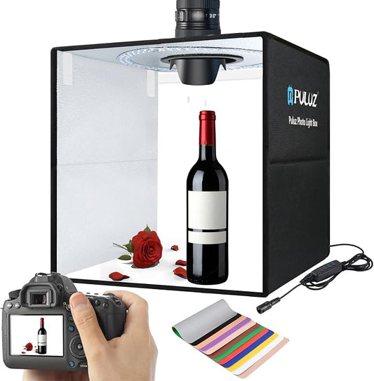 20"/50cm Light Box, PULUZ Large Photo Studio Shooting Tent 200 LED Light CRI≥90 by PULUZ