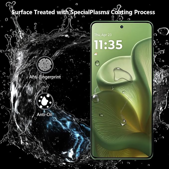 Privacy Tempered Glass for Motorola Edge 2025 Screen Protector, 9H Hardness - Image 7