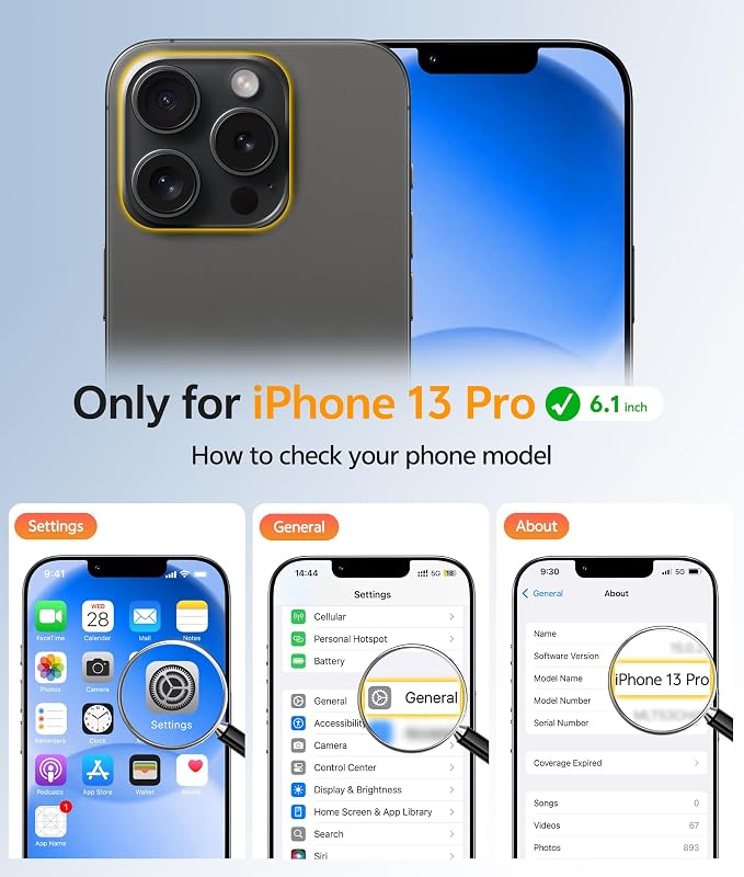 FNTCASE for iPhone 13 Pro Case: Translucent Matte Cases - Image 2