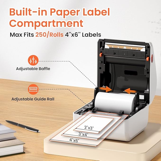 Bluetooth Shipping Label Printer - Image 6