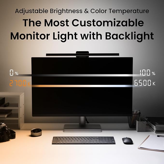 BenQ ScreenBar Halo 2 LED Monitor Light Bar - Image 4
