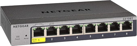 NETGEAR 8-Port Gigabit Ethernet Smart Switch by NETGEAR