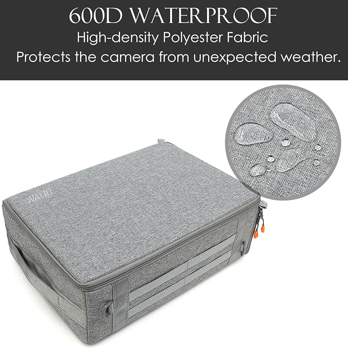 Camera Insert Bag, Shockproof &Pressure-proof Dual Opening Padded Camera Lens - Image 2
