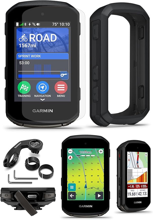 Garmin Edge 850 Compact GPS Cycling Computer Bundle by PlayBetter
