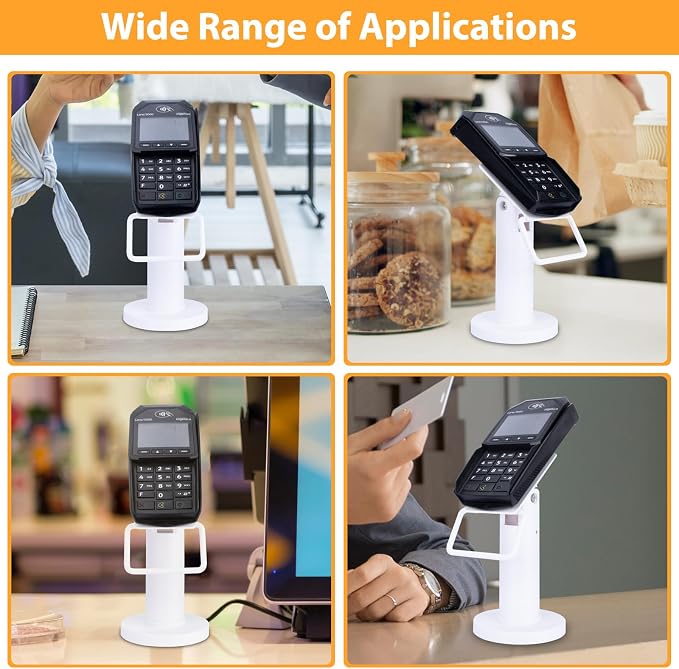 Credit Card Terminal Stand for Ingenico Lane/3000/3600/7000/8000, Metal Square - Image 6