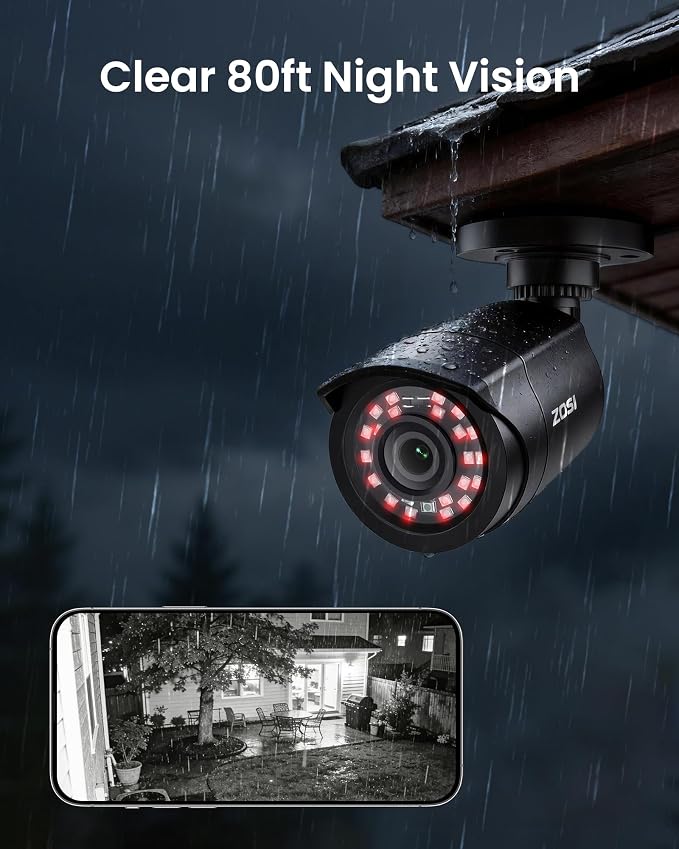 ZOSI 3K Lite 16 Channel Security Camera System Outdoor, AI Human Vehicle - Image 6