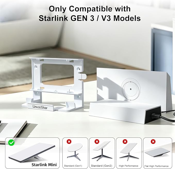 for Starlink Gen 3 Router Mount, All-in-One Starlink Gen 3 Router Wall Mount - Image 4