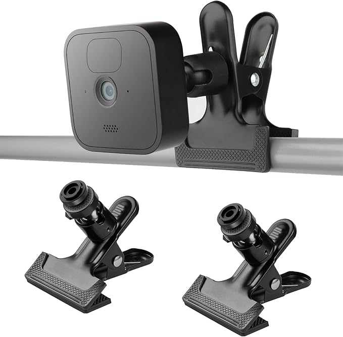 iTODOS 2 Pack Clip Clamp Mount for Blink Outdoor 4//XT/XT2/Mini, Metal Holder by iTODOS