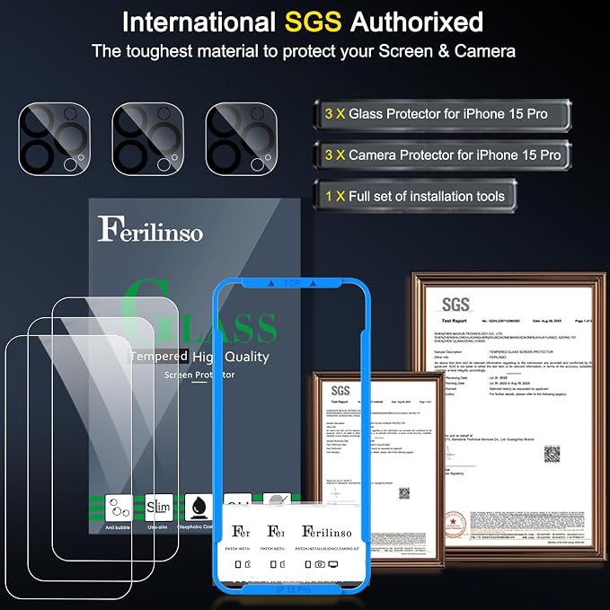 Ferilinso 3 Pack Screen Protector - Image 3