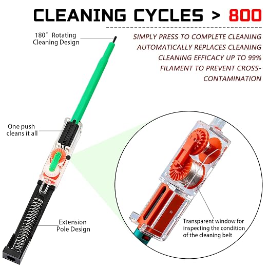 2PC Fiber Optic Cleaner Pen Set, New Upgrade, 1.25mm LC/MU and 2.5mm - Image 2
