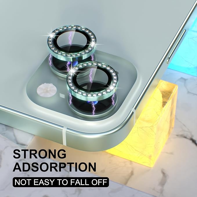 Choiche Compatible for iPhone 15 /iPhone 15 Plus Camera Lens Protector Bling - Image 6