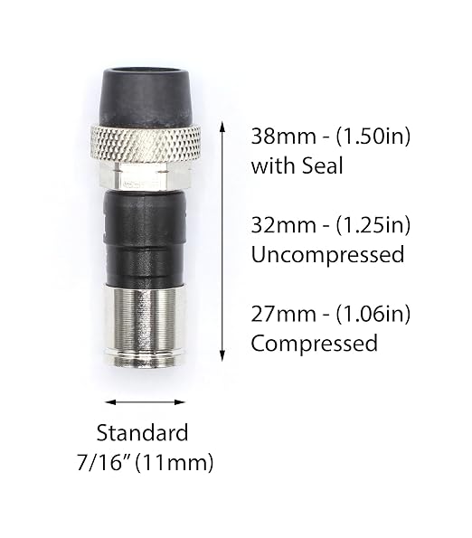THE CIMPLE CO Coaxial Cable Compression Fitting Connector - Image 3