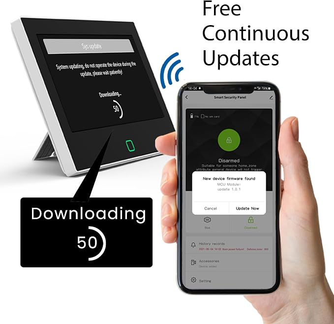 OSI Alarm System Gen 2, Motion & Entry Sensors, Wireless Siren, App & Alexa - Image 4