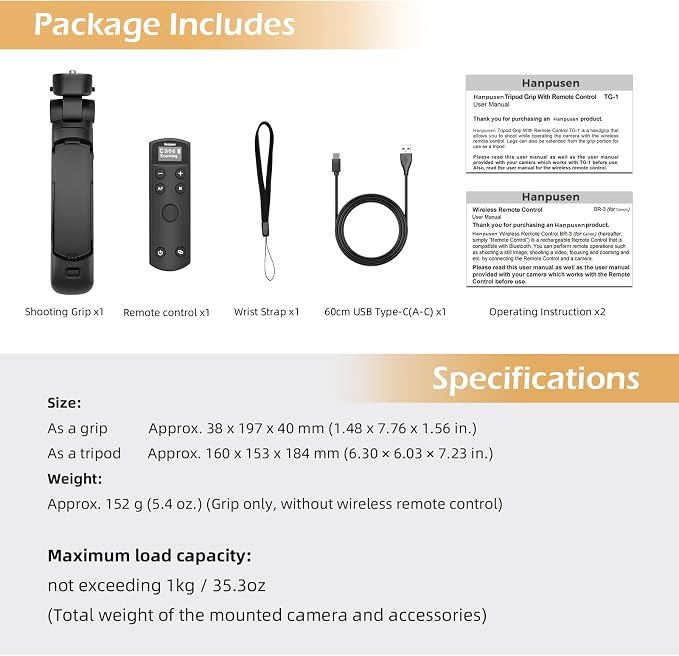 for Canon Tripod Wireless Shooting Grip - Image 9
