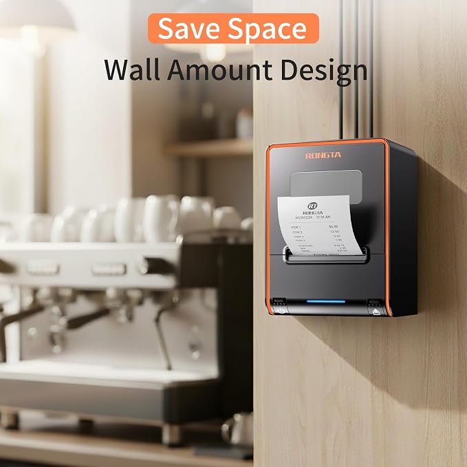 Rongta POS Printer, 80mm Direct Thermal Receipt Printers - Image 5