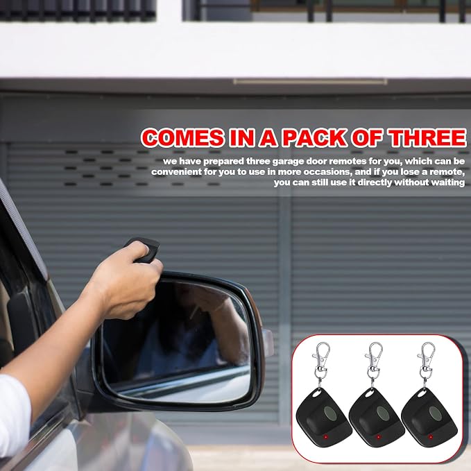 Kingdder 3 Pieces Gate Opener Remote Compatible - Image 7