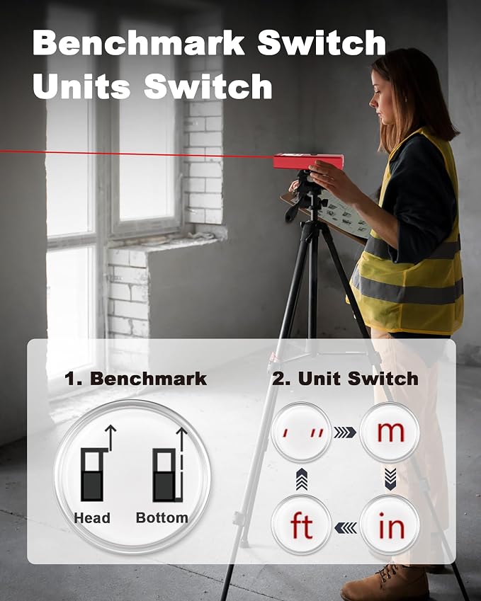 Laser Measuring Tool, 165FT/50M Laser Measure Tool - Image 2