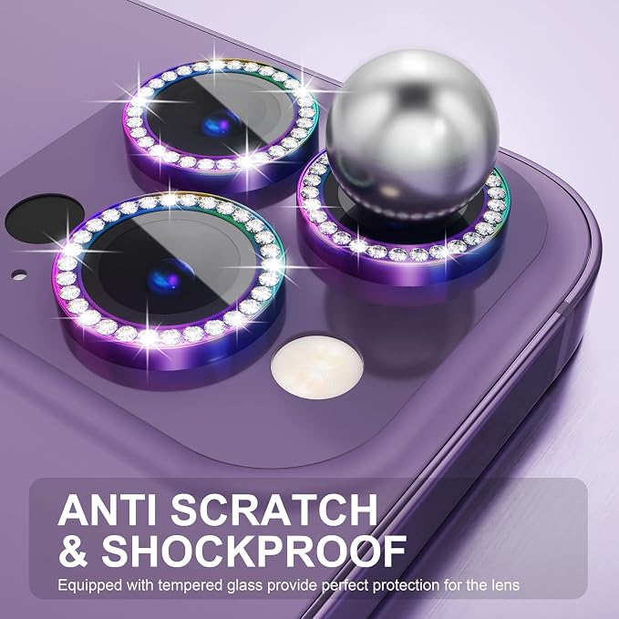 Choiche Compatible for iPhone 14 Pro/iPhone 14 Pro Max Camera Lens Protector - Image 3