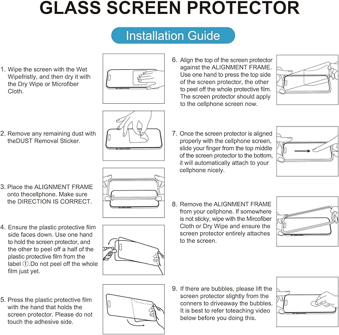 Mothca 2 Pack Matte Glass Screen Protector - Image 7