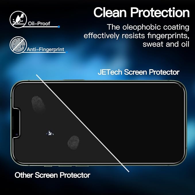 JETech Screen Protector for iPhone 13 Pro Max 6.7-Inch - Image 7