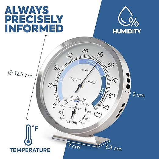 Analog Hygrometer – Thermometer Hygrometer - Image 2