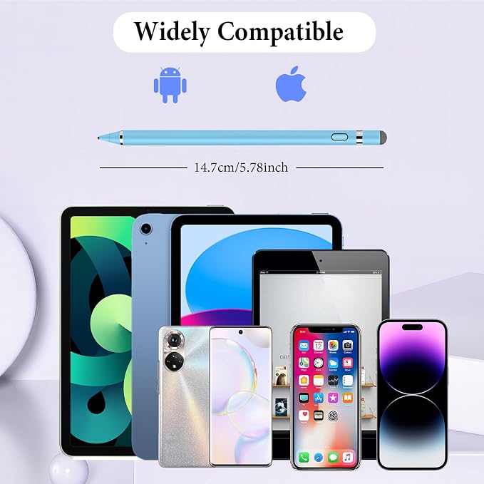 Stylus Pen for Touchscreen, Kenkor Rechargeable Digital Fine Point Active - Image 3