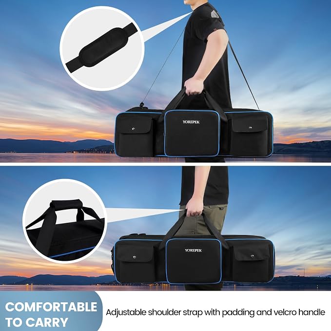 YOREPEK Tripod Carrying Case Bag 40.5", Resistant Light Stand Bag - Image 6