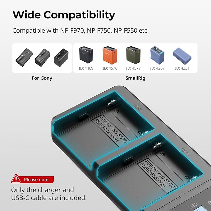 SmallRig Fast Charger Dual USB Charger - Image 2