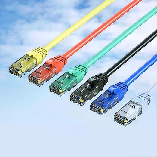 Cat6 Patch Cables 6 Feet, Cat 6 Ethernet Cable, 24AWG CCA Cord, UTP Network - Image 8