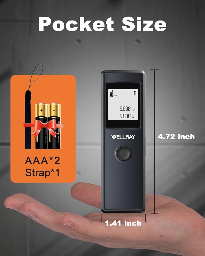 Laser Measuring Tool, 165FT/50M Laser Measure Tool - Image 4