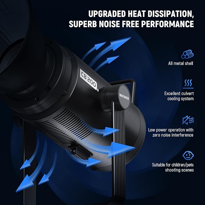 NEEWER CB200B 210W LED Video Light - Image 5