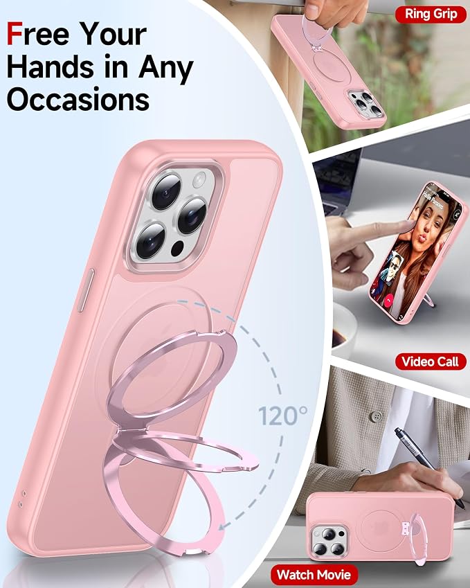 LeYi for iPhone-13-Pro Case Pink: - Image 3