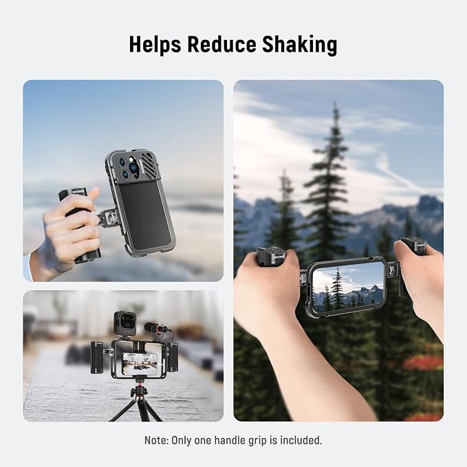 NEEWER Side Handle Grip with Wireless Remote Control Button Shutter Trigger - Image 9