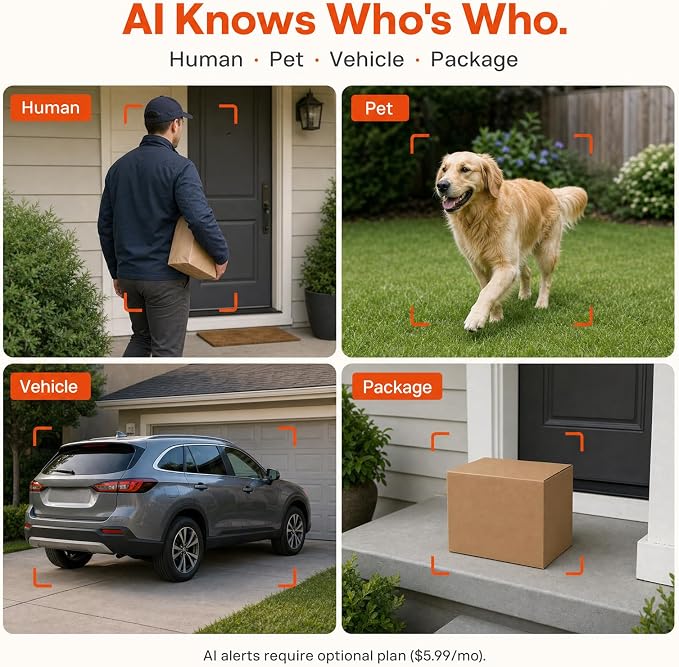 Dzees 2K Security Cameras Wireless Outdoor, Indoor-Outside WiFi Battery Powered - Image 5
