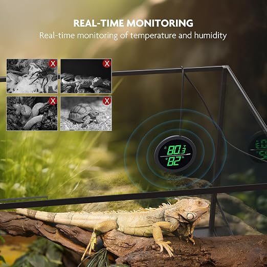 PAIZOO LED Digital Reptile Thermometer and Humidity Gauge Hygrometer - Image 4