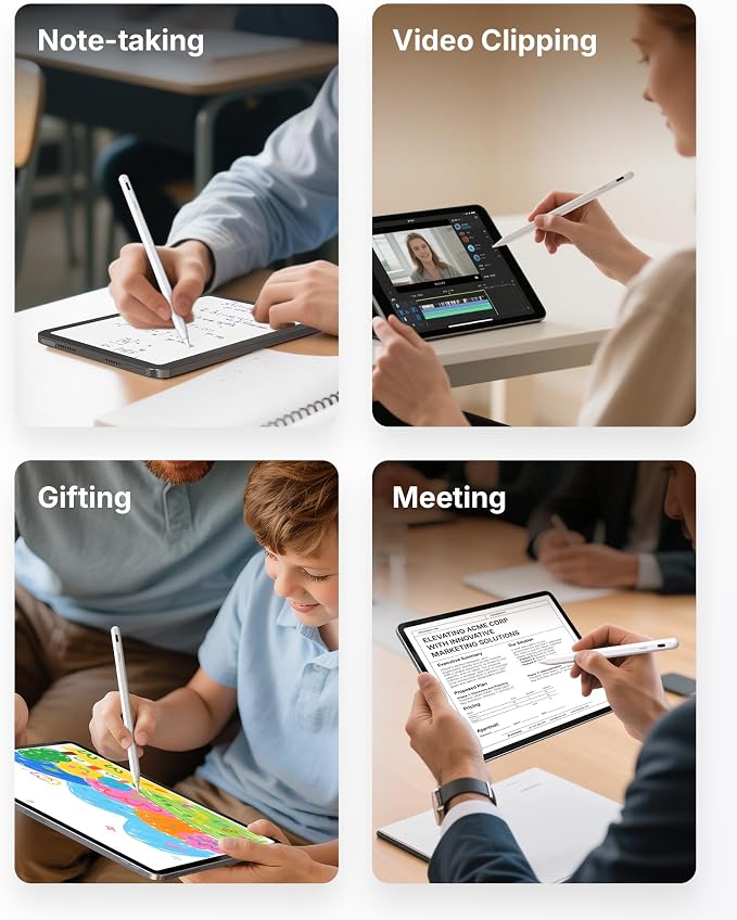 Metapen Pencil A8 V4 for iPad 2018-2026, Upgrade Magnetic Attraction, 2X Fast - Image 7