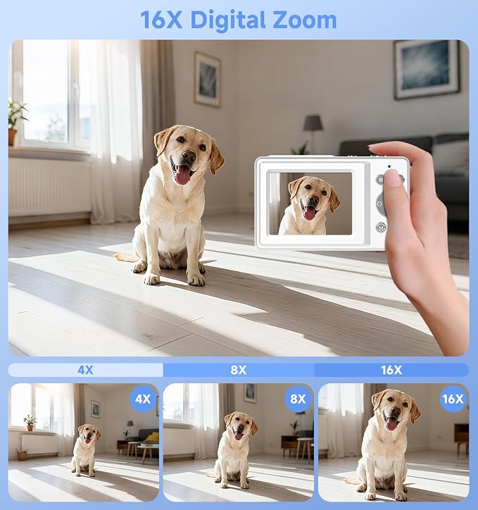 Compact Camera, 56MP Dual-Screen Digital Camera - Image 6