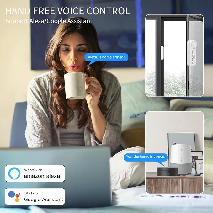 Smart WiFi Door & Window Alarm Sensor Chime - Image 6