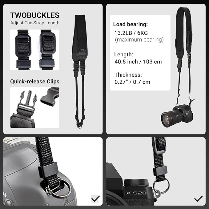 Soft Camera Shoulder Strap Neck Strap - Image 5