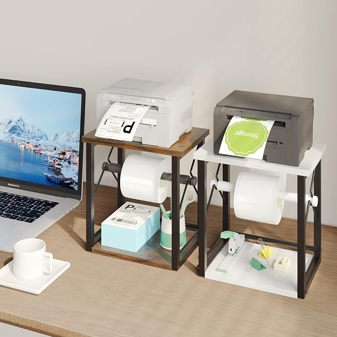 Label Holder for Rolls and Fan-Fold Labels, Shipping Thermal Label Holder - Image 5