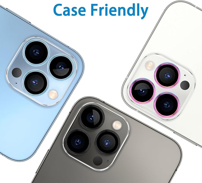 Dengduoduo 3 Pack Tempered Glass Camera Lens Protector - Image 6