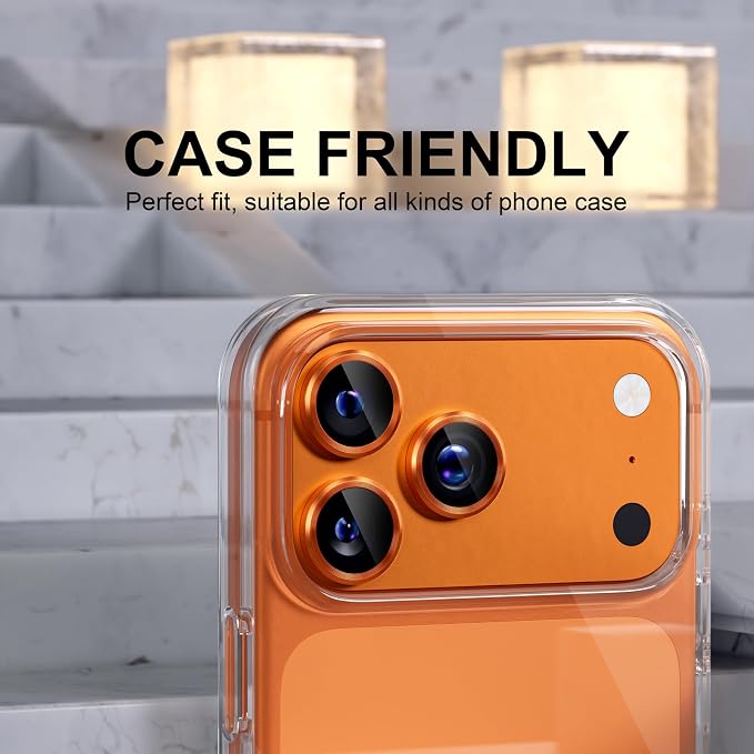 Choiche Compatible for iPhone 17 Pro/iPhone 17 Pro Max Camera Lens Protector - Image 4