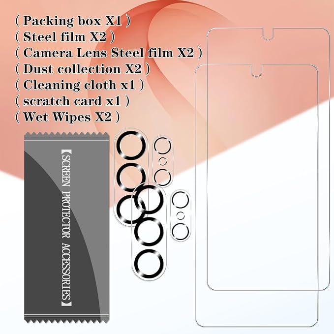 Galaxy S26 Ultra Tempered Glass Screen Protector + Camera Lens ProtectorHD - Image 7