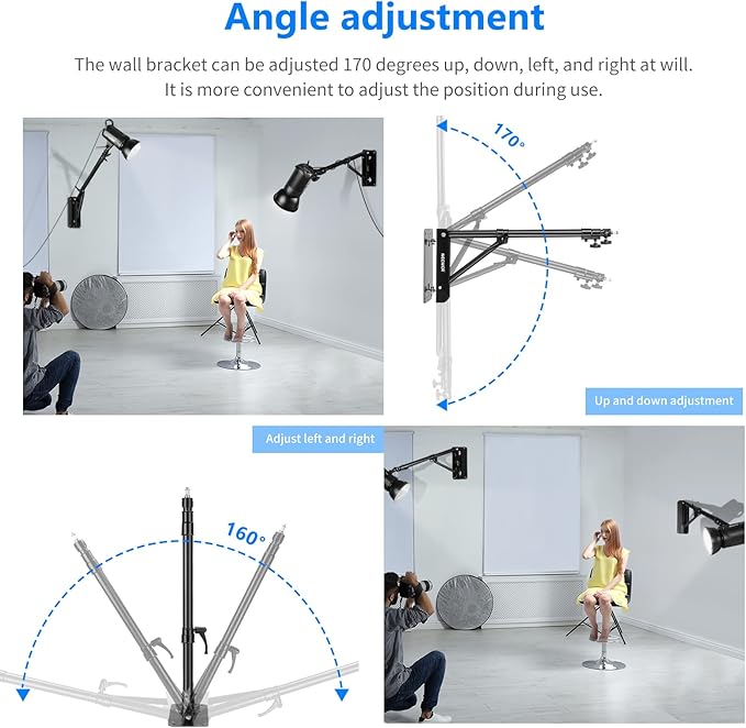 Neewer Wall Mounting Triangle Boom Arm - Image 4