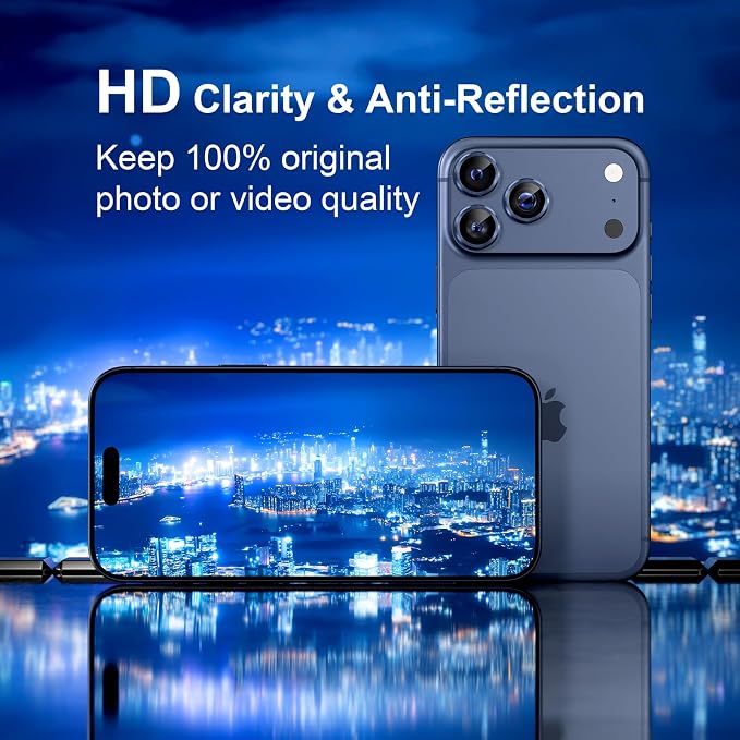 Misea Compatible for iPhone 17 Pro/iPhone 17 Pro Max Camera Lens Protector - Image 4