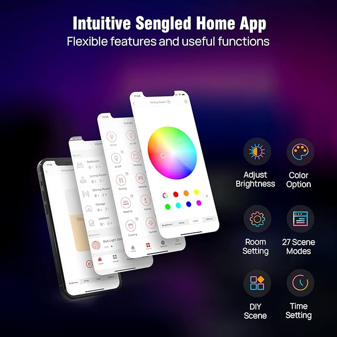 Sengled Smart Zigbee Multicolor Light Strip, 2M Base Kit, Hub Required - Image 5