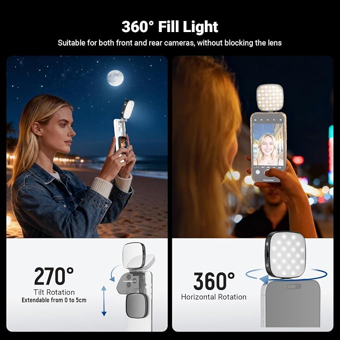 NEEWER Basics Magnetic Selfie Light Compatible - Image 4